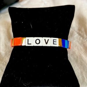 Love Enamel bracelet